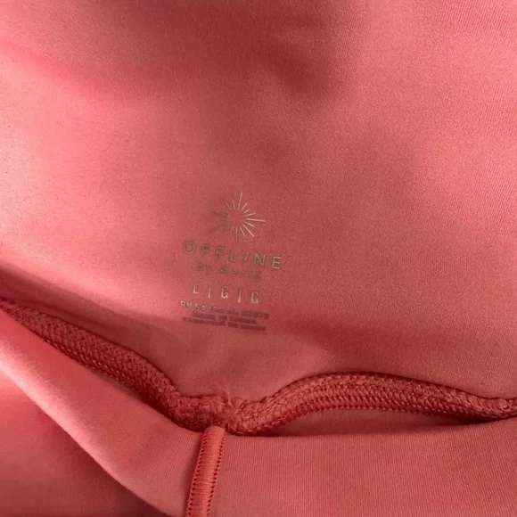 Aerie Floral Pink and Brown Athletic Shorts NWT - Picture 7 of 7